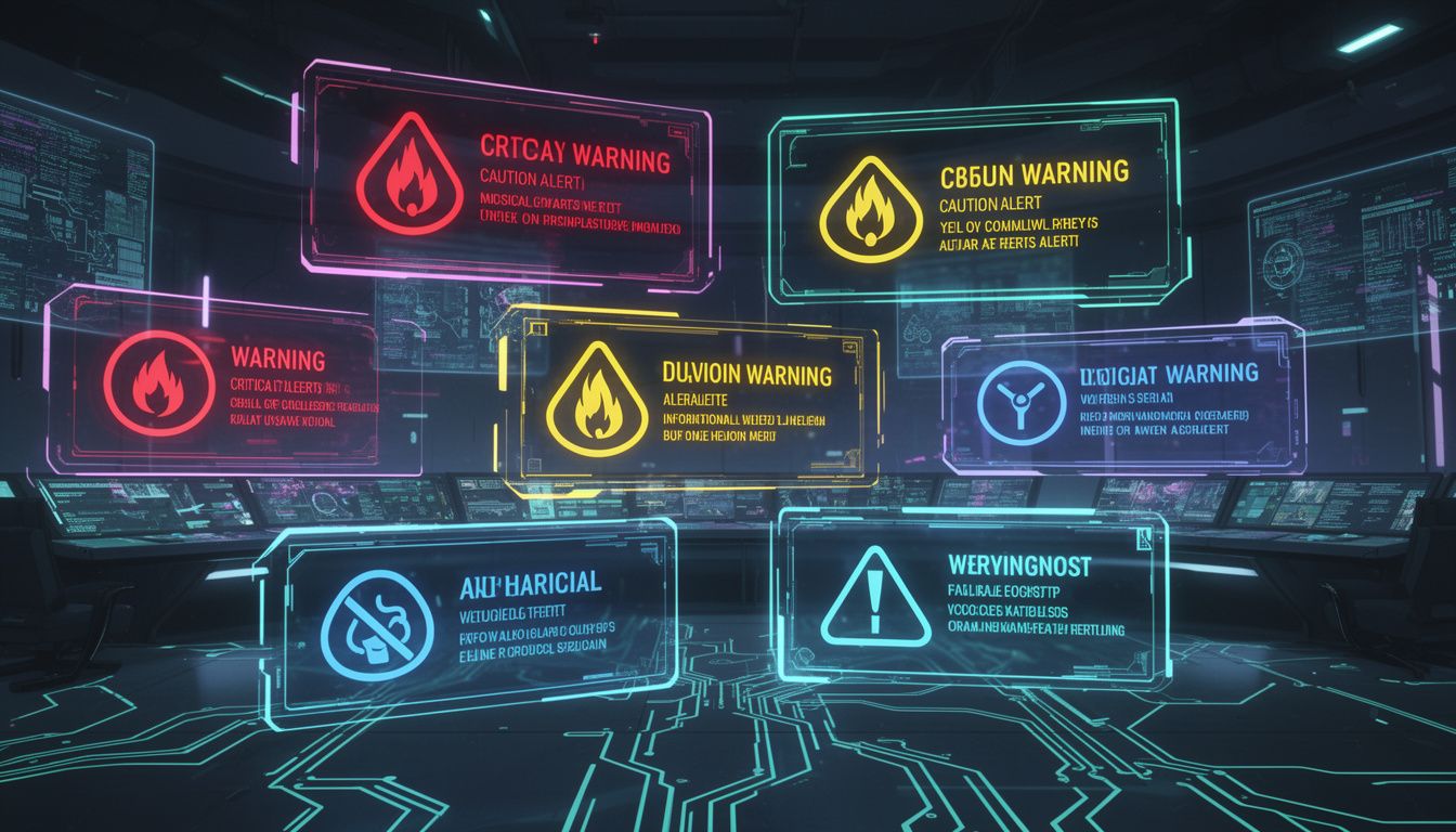 警告種別ごとの対処法