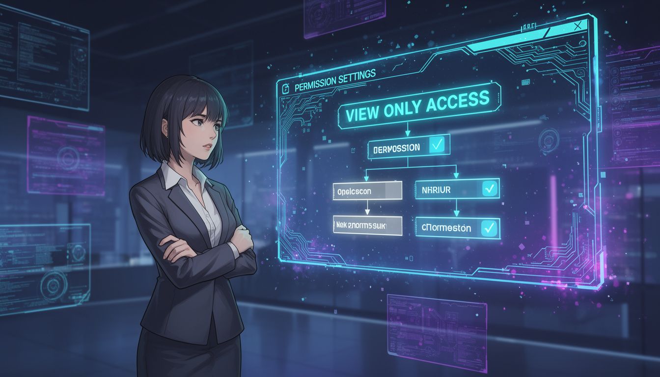 閲覧のみ権限の設定手順