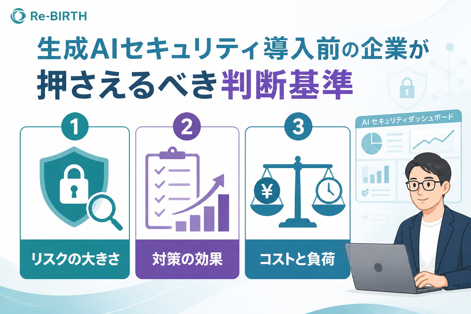 AI導入の失敗回避 生成AIセキュリティ導入前の企業が押さえるべき判断基準