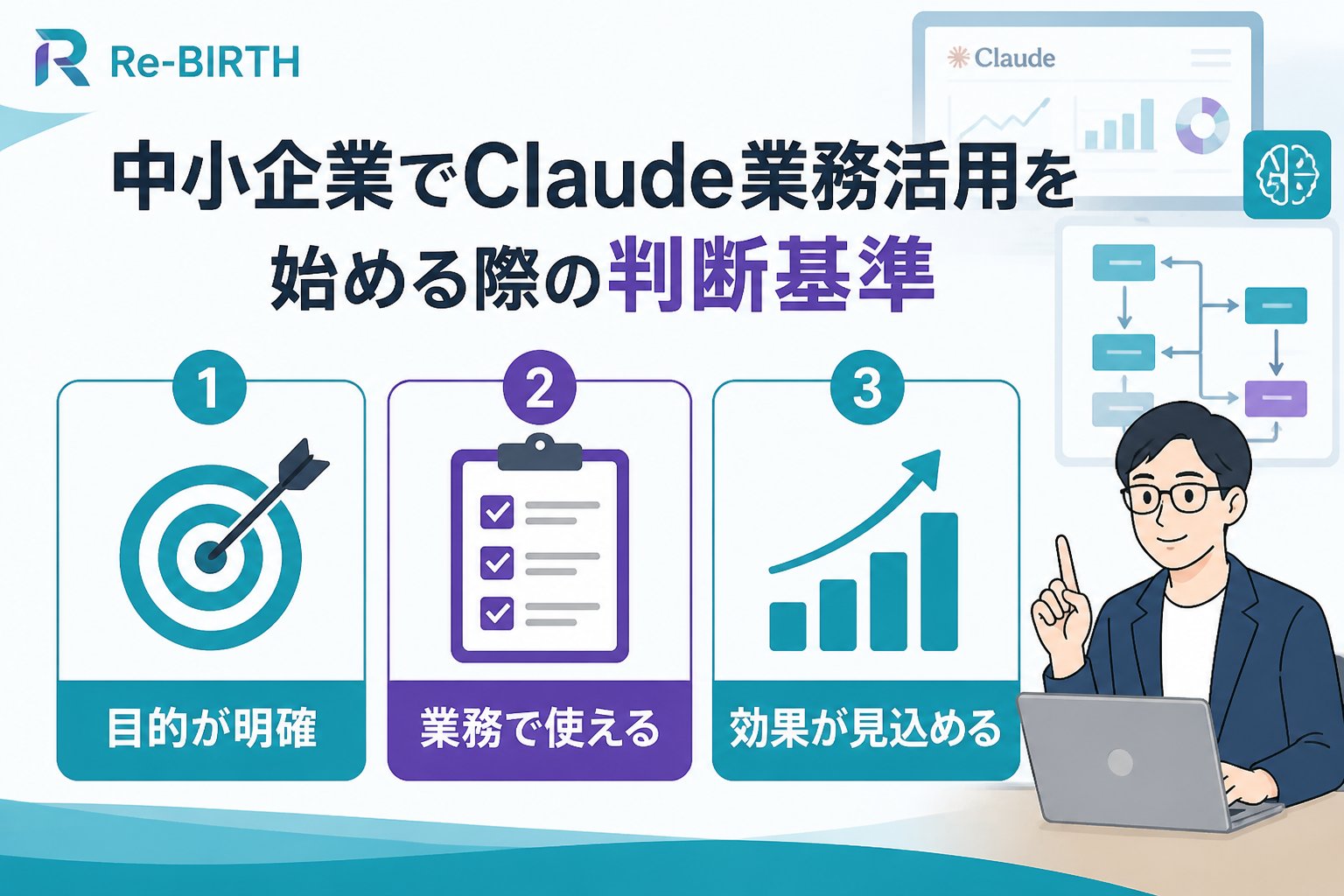 生成AI活用 中小企業でClaude業務活用を始める際の判断基準
