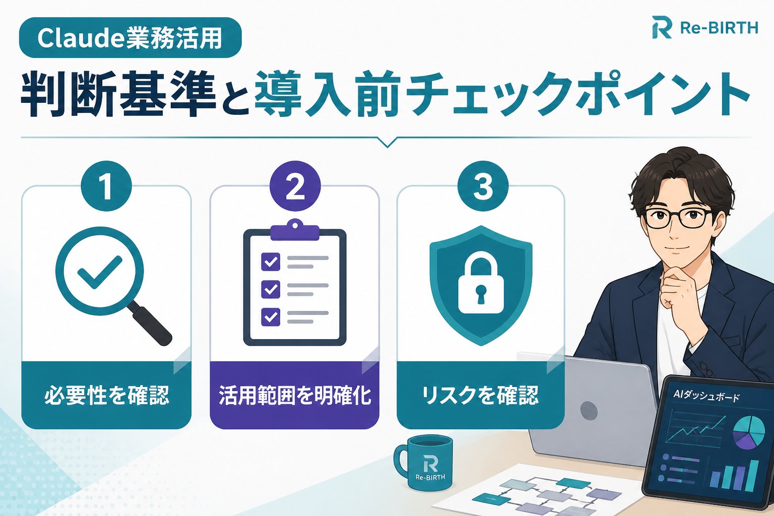 生成AI活用 Claude業務活用における判断基準と導入前チェックポイント