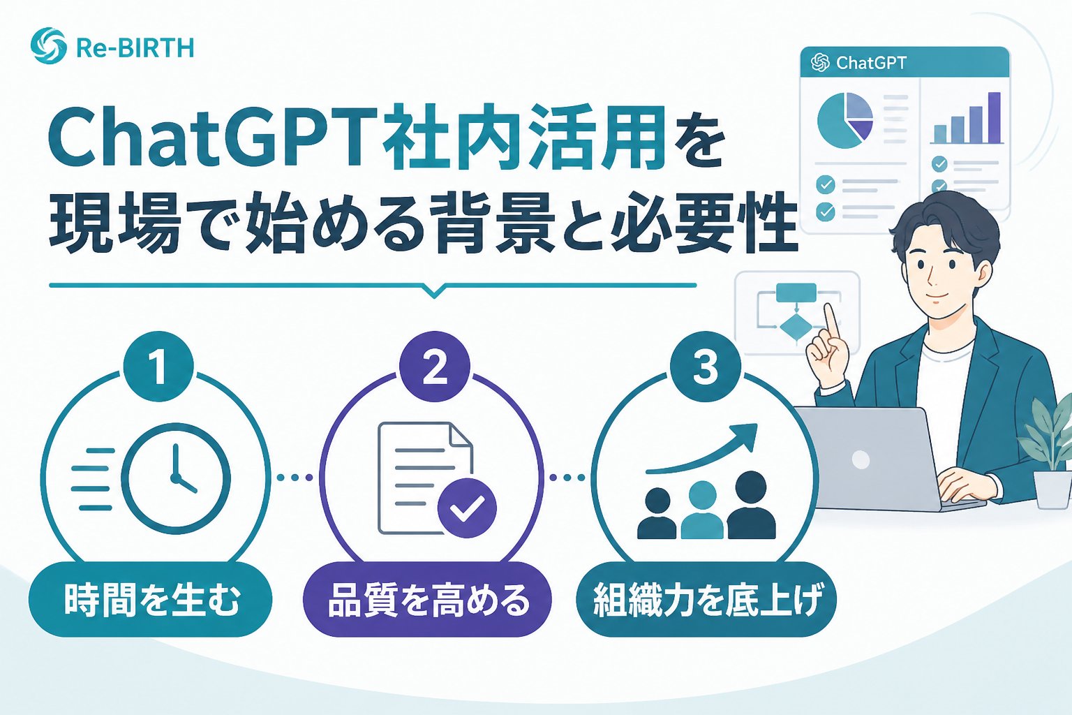 生成AI活用 ChatGPT社内活用を現場で始める背景と必要性