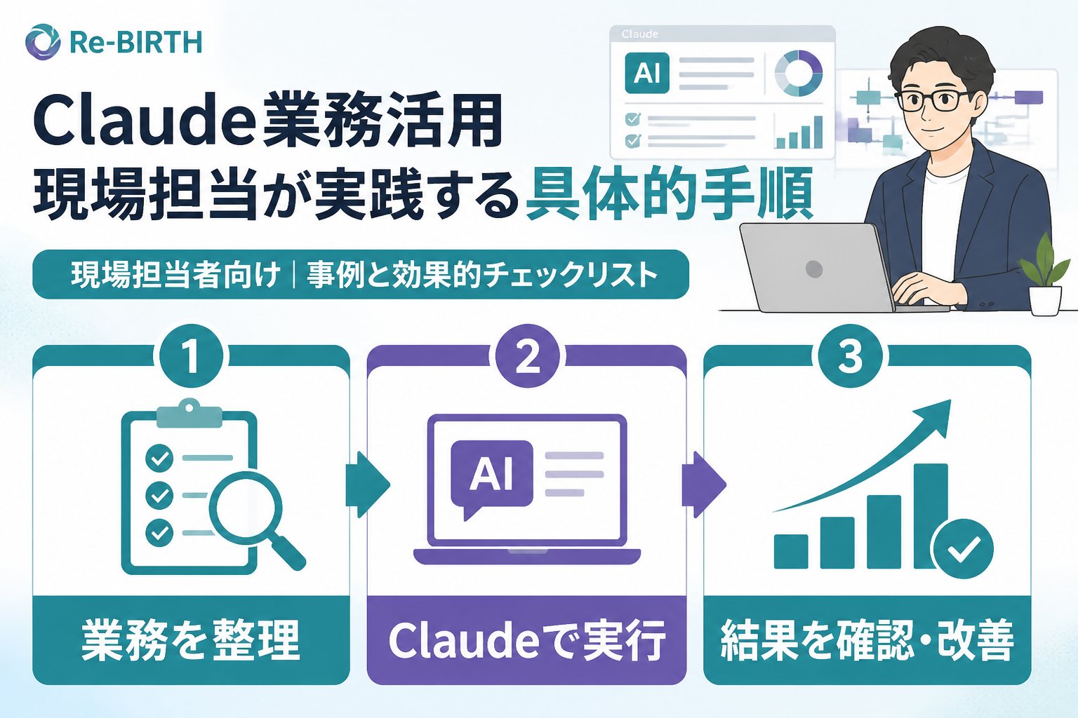 生成AI活用 Claude業務活用現場担当が実践する具体的手順