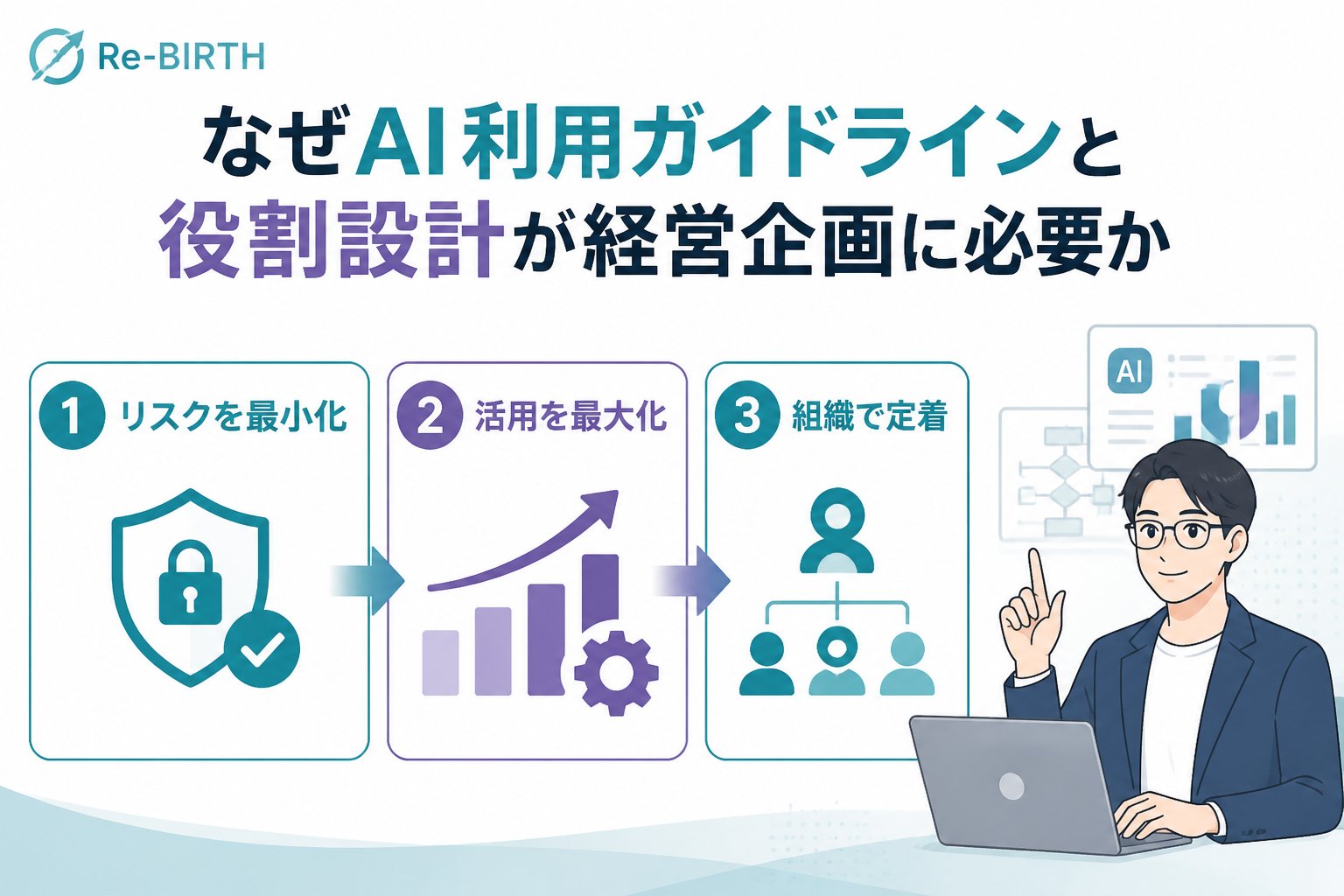 AI組織化 なぜAI利用ガイドラインと役割設計が経営企画に必要か