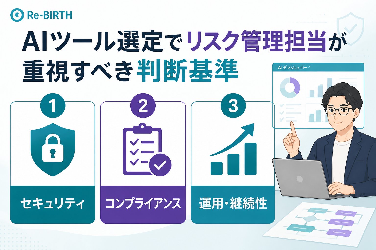 AI導入の失敗回避 AIツール選定でリスク管理担当が重視すべき判断基準