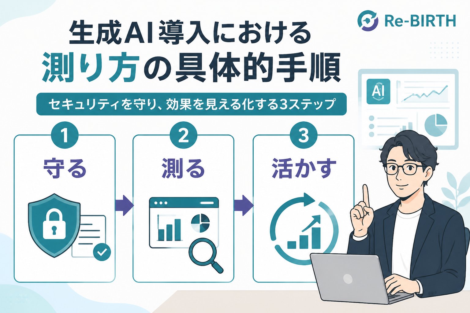 AI導入の失敗回避 生成AI導入における測り方の具体的手順