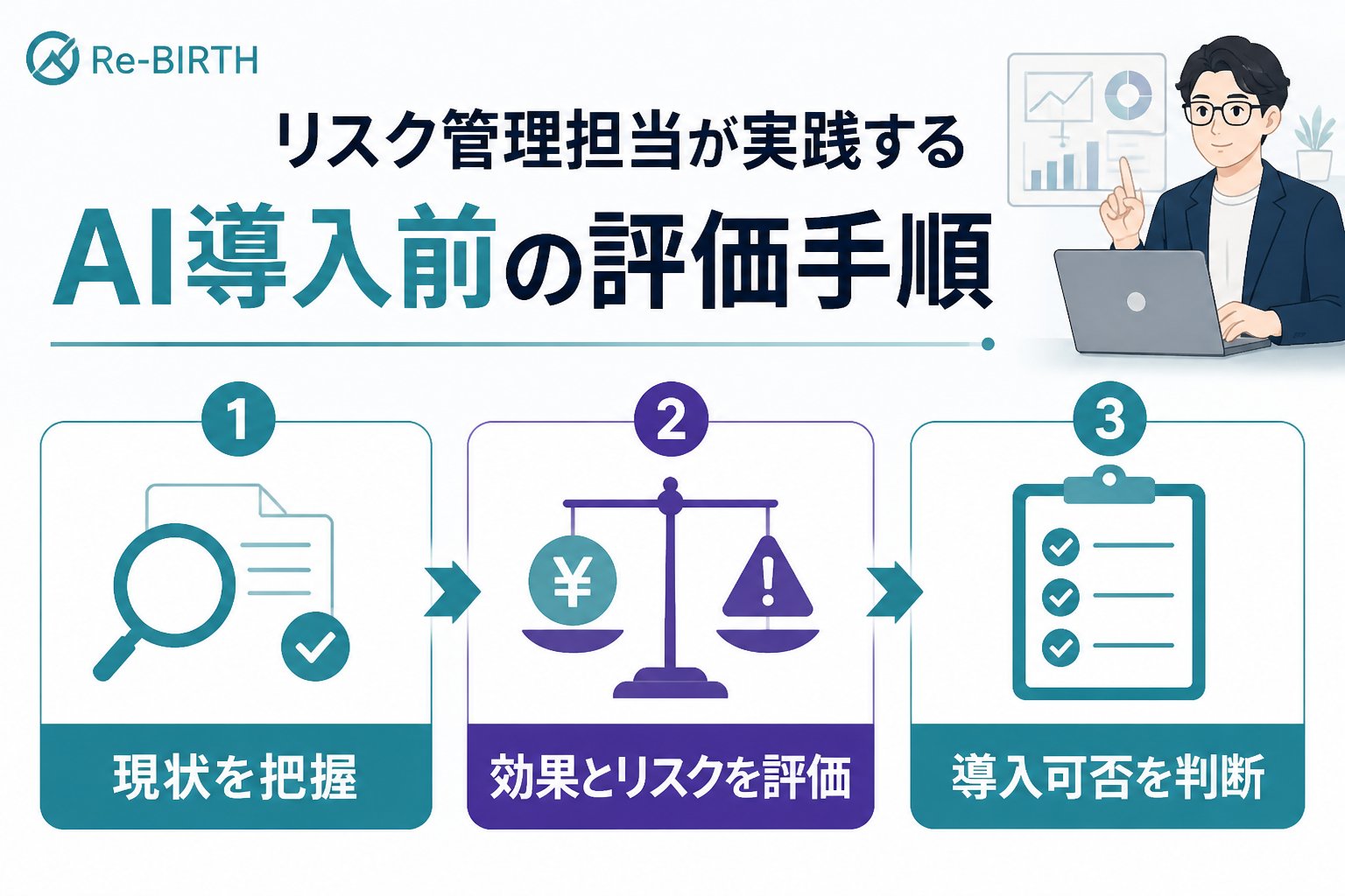 AI導入の失敗回避 リスク管理担当が実践するAI導入前の評価手順