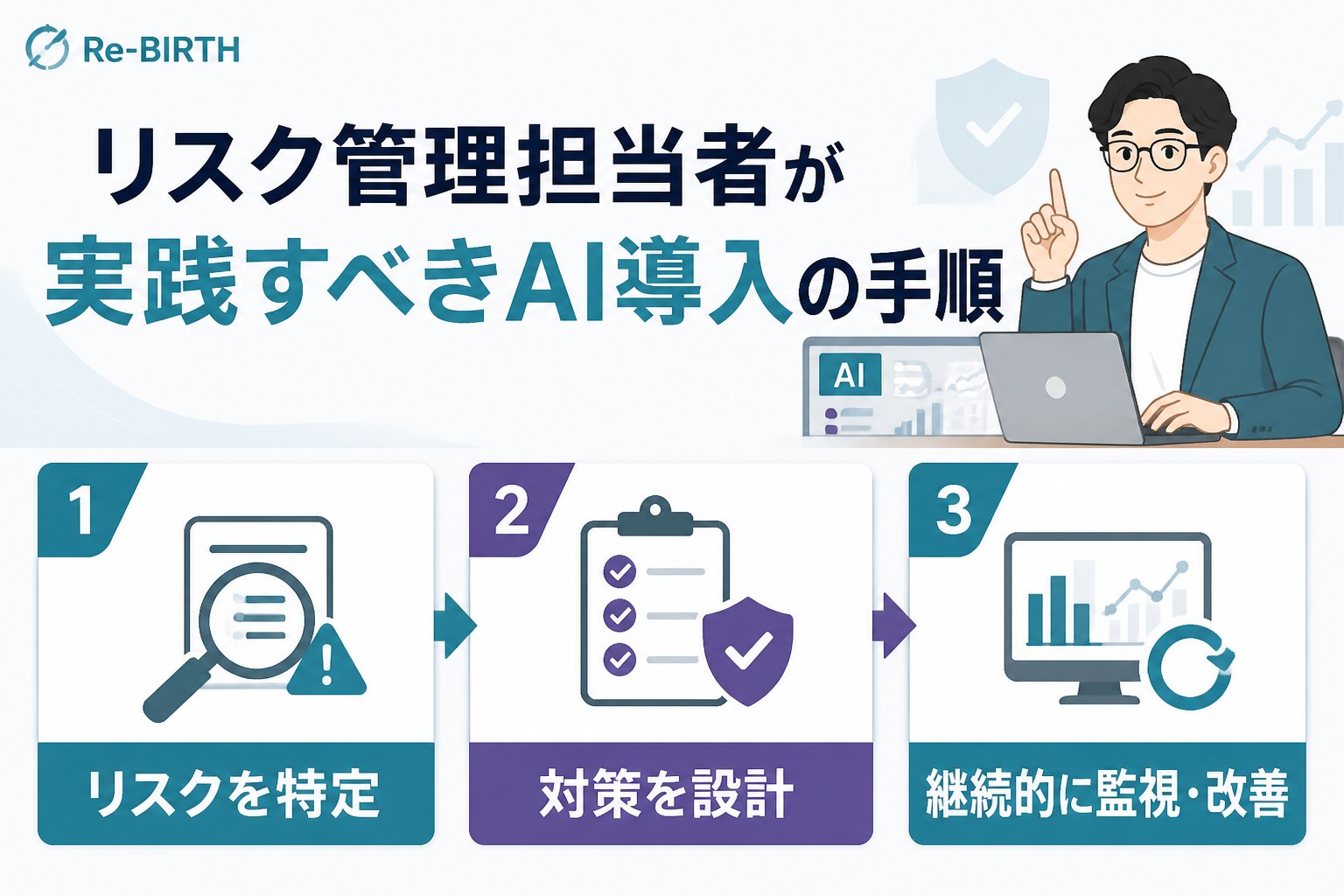 AI導入の失敗回避 リスク管理担当者が実践すべきAI導入の手順