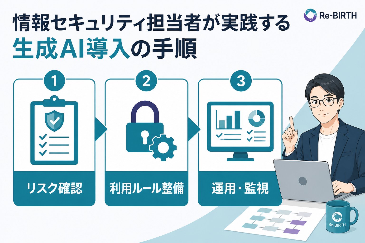 AI導入の失敗回避 情報セキュリティ担当者が実践する生成AI導入の手順