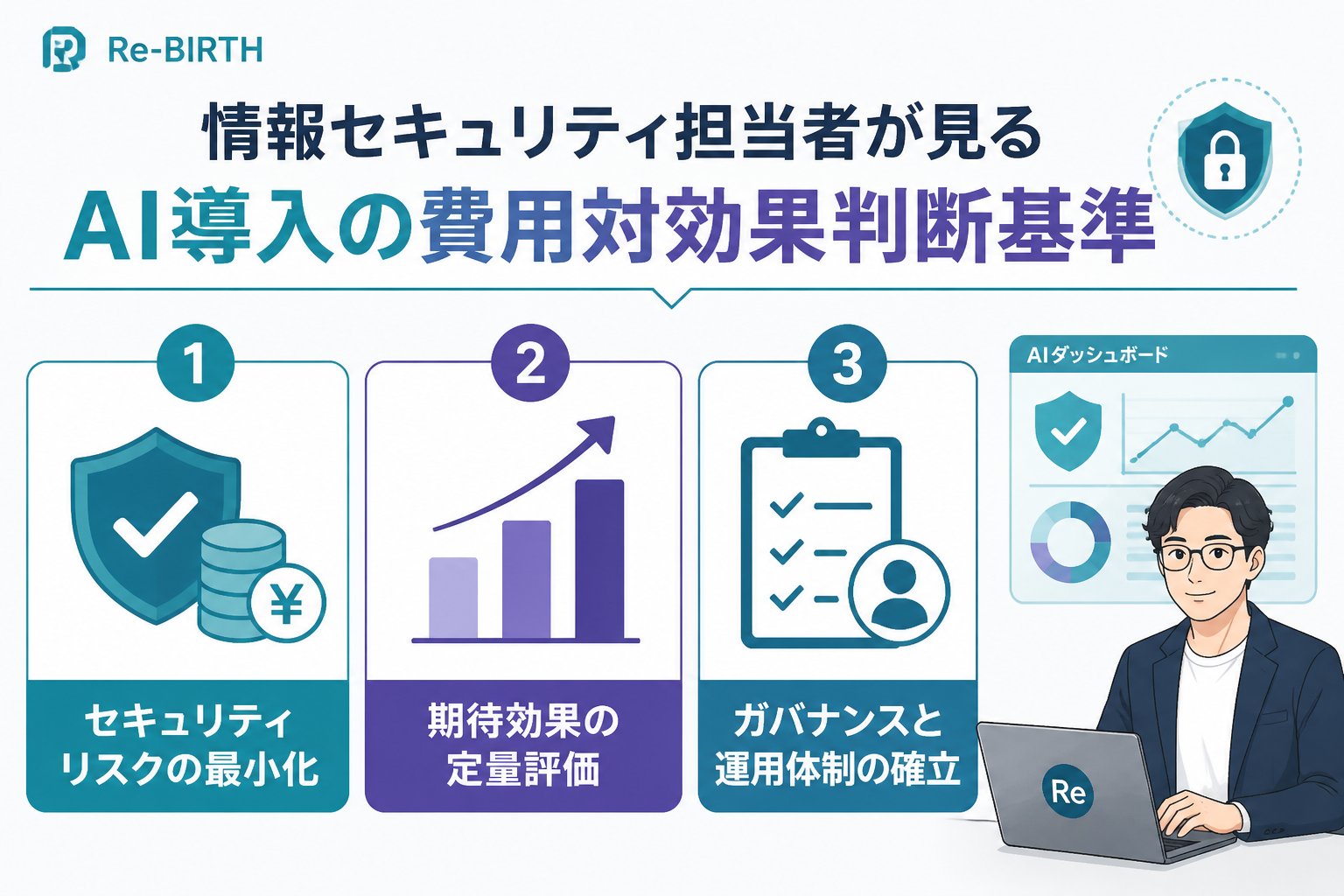 AI導入の失敗回避 情報セキュリティ担当者が見るAI導入の費用対効果判断基準