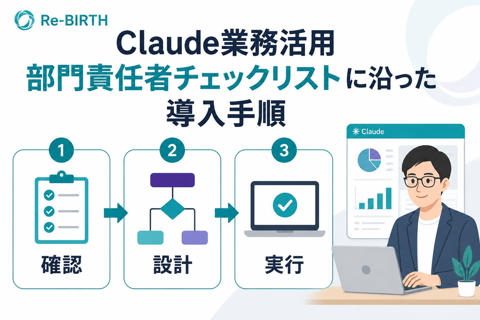 生成AI活用 Claude業務活用部門責任者チェックリストに沿った導入手順