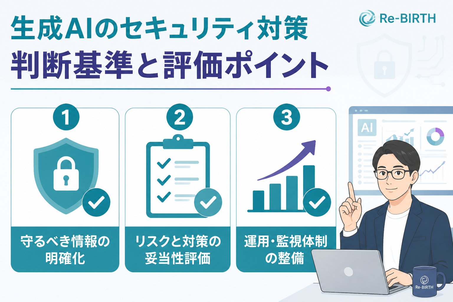 AI導入の失敗回避 生成AIのセキュリティ対策の判断基準と評価ポイント