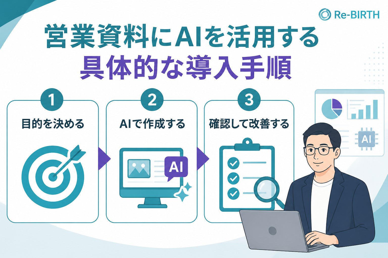 業務改善 営業資料にAIを活用する具体的な導入手順