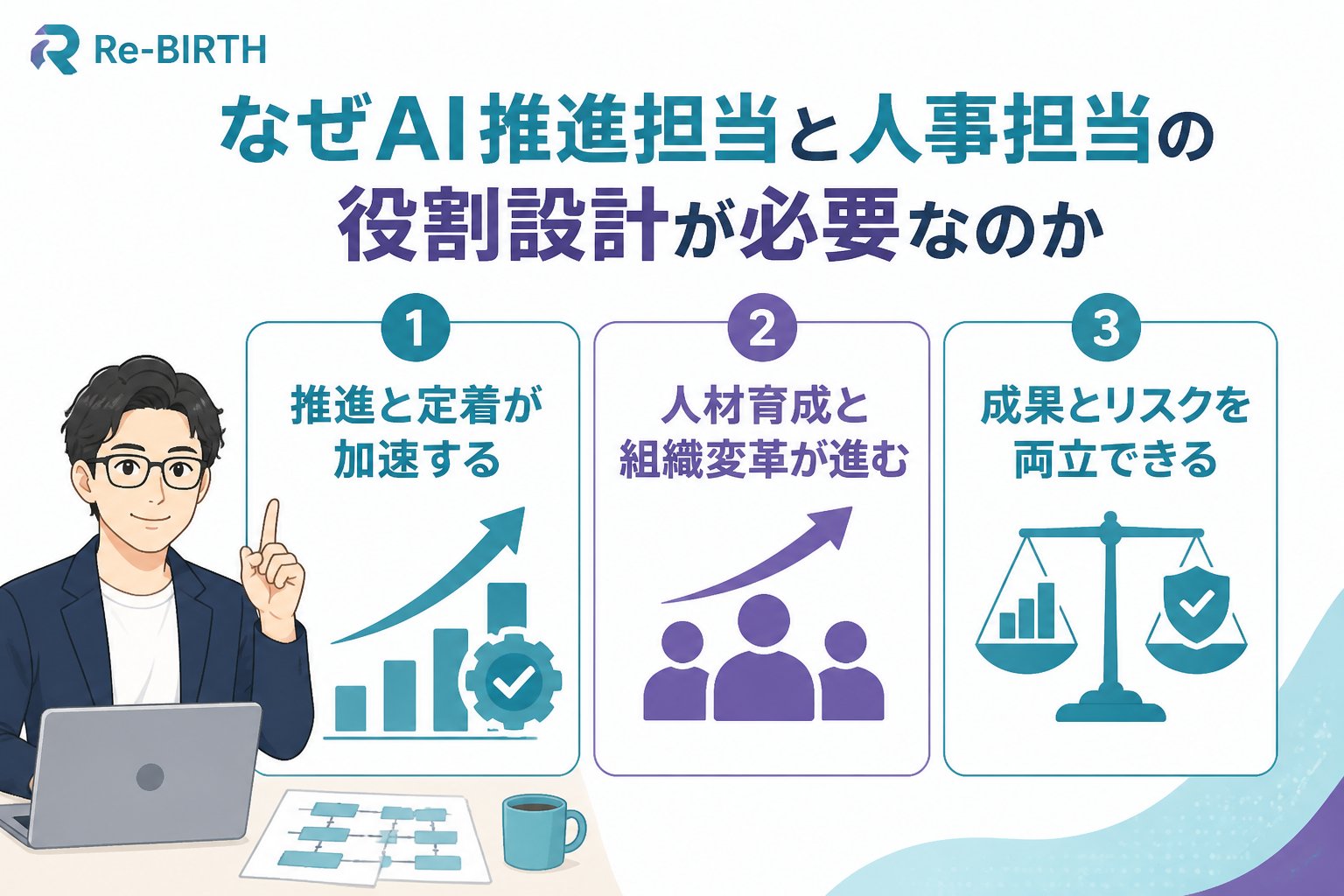 AI組織化 なぜAI推進担当と人事担当の役割設計が必要なのか