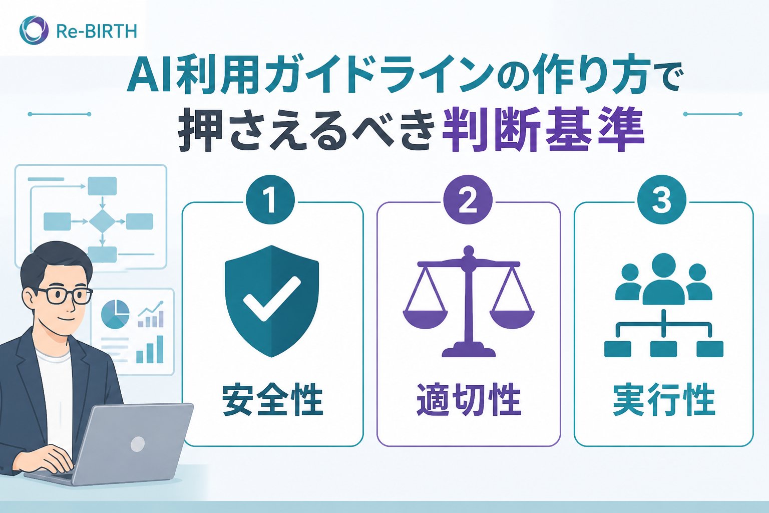 AI組織化 AI利用ガイドラインの作り方で押さえるべき判断基準