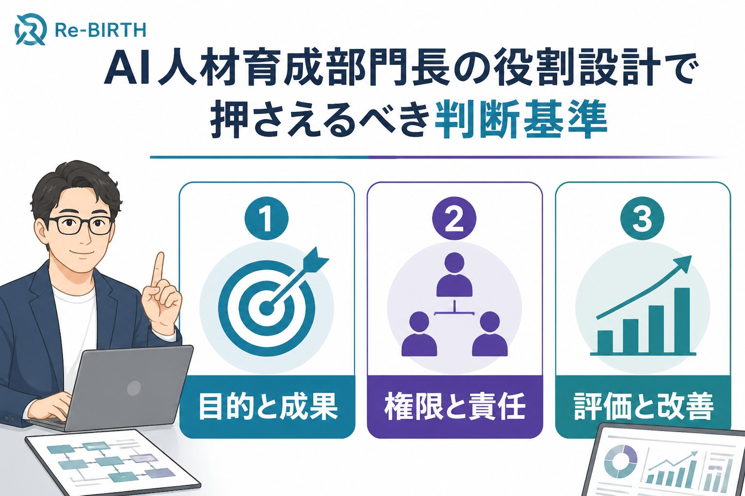AI組織化 AI人材育成部門長の役割設計で押さえるべき判断基準